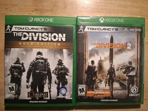 Tom Clancy's The Division 1 Gold Edition and 2 Microsoft Xbox One Bundle