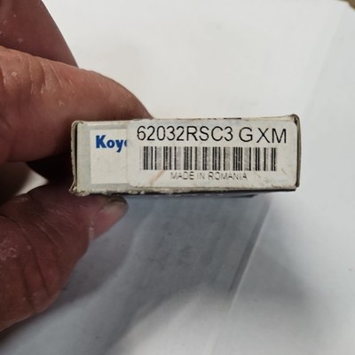 KOYO 62032RS C3 DEEP GROOVE BALL BEARING, RUBBER SEALED 