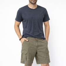 Wrangler Khaki Cargo Shorts Men  s 36 Relaxed Fit Hiking Work