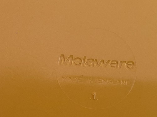 Melaware 1970s Mustard Yellow Retro 2 Mugs & 4 Plates Set Picnic Camping - Picture 8 of 19