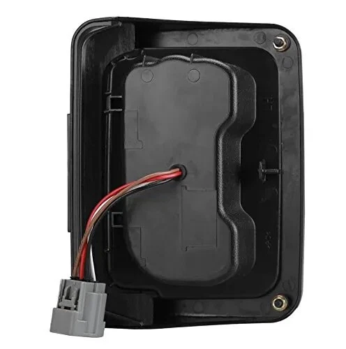 For Jeep Wrangler JKU JK Unlimited 07-18 Pair LH+RH Smoked Tail Light Rear Lamp - Image 4 of 4