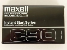 Maxell Professional Industrial Communicator Series C90 Audio Cassette Tape New 