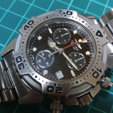 Cronografo Sector SGE500 raro stile lunetta rossa usato dal Giappone