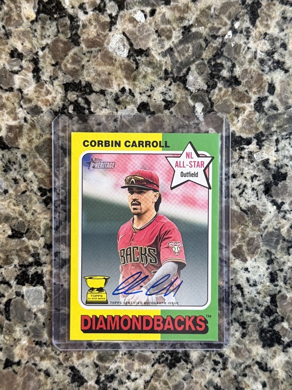2024 Topps Heritage - Real One Autographs Corbin Carroll #ROA-CCA (AU)