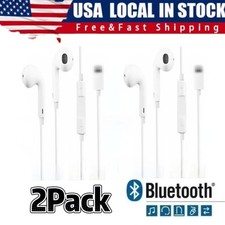 2PK Earphones Headphones for iPhone Pro/14/13/12/11 Bluetooth Wired Earbuds US