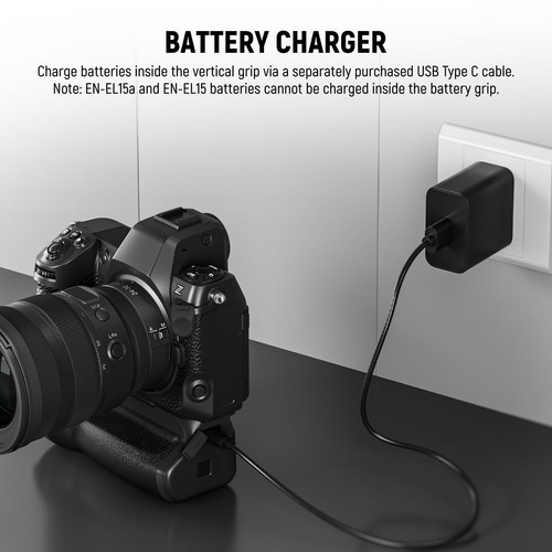 Nikon Z6 NEEWER MB-N11 Vertical Battery Grip For II Z7 II With - Main Image