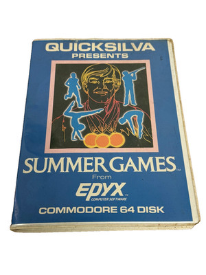 Quicksilva Sommerspiele Commodore 64 Disk Epyx Olympic Events Sport