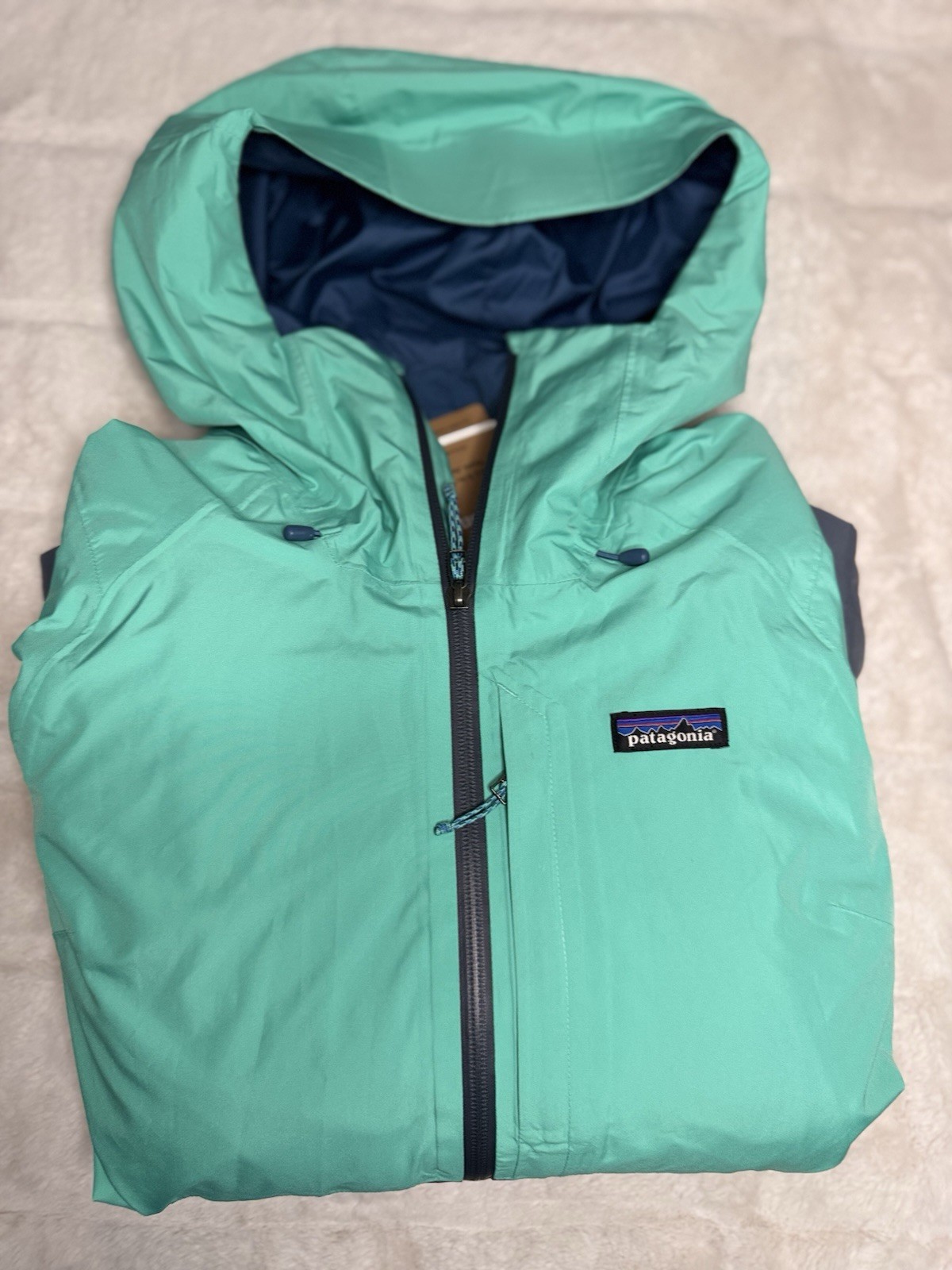 Patagonia Womens 3 in 1 Powder Town Jacket X-Small Fresh Teal Free Shipping A41 thumbnail 4