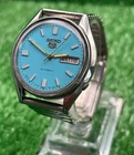 Vintage Seiko 5 Automatic || Blue Dial || Men's Vintage Watch ||
