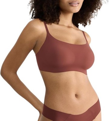 Sloggi Damen Zero Feel 2.0 Ultra Bra Damen BH Gr. M Burnt Henna