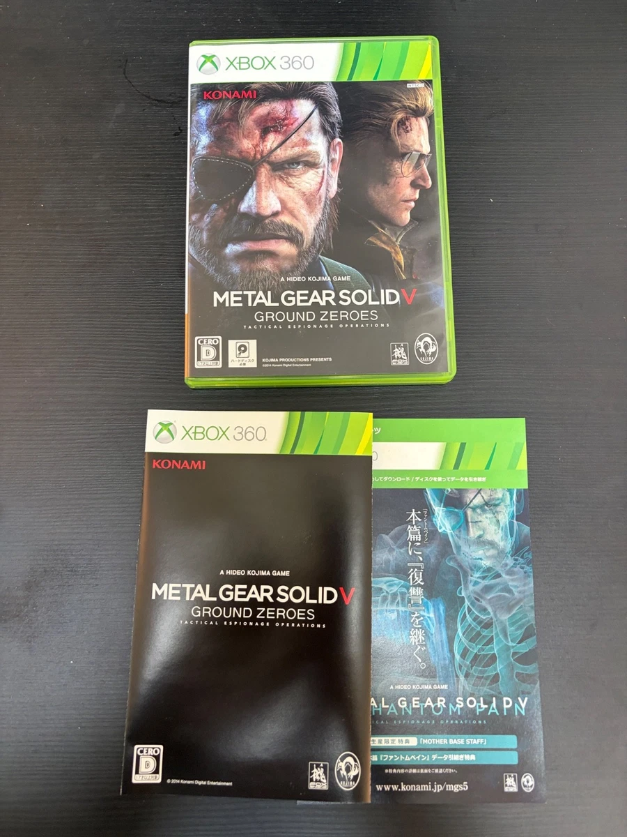 L GEAR SOLID V GROUND ZEROES ショッパー Las mejores ofertas en Metal Gear Solid V: Ground Zeroes NTSC-J