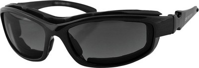 Bobster BRH2001 Road Hog II Sunglasses Conv Black w/4 Lens