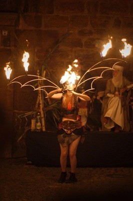 Unikat Profi Feuerflügel Stage Prop Feuershow LARP Feuerspiel Flügel Flügel