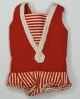 Vintage 1964 Mattel Barbie Skipper Doll #950 Red Striped Swimsuit