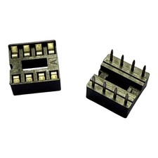 10 PCS AUGAT 8 PIN DIP IC SOCKET 2.54mm Pitch 7.62mm Row Spacing DIP-8 ORIGINAL