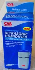 UltraSonic Humidifier Soothing Cool Mist NEW w/ USB