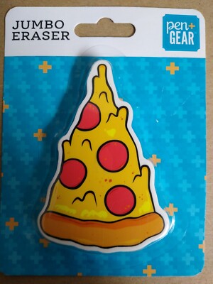 Pizza slice jumbo eraser pen+gear 