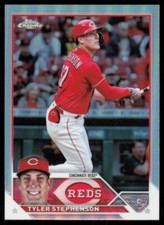 2023 Topps Chrome Base Refractor Tyler Stephenson Cincinnati Reds #162