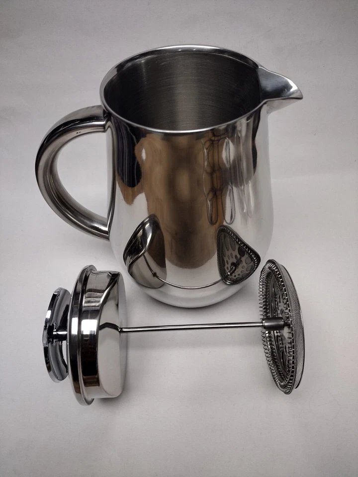 SterlingPro Cafetera Prensa Francesa Doble Pared Acero Inoxidable 8 Tazas Foto 3 de 4