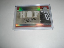 JIM OTTO 2007 NATIONAL TREASURES GAME USED TRIPLE JERSEY AUTO 15/25 SIGNED CARD