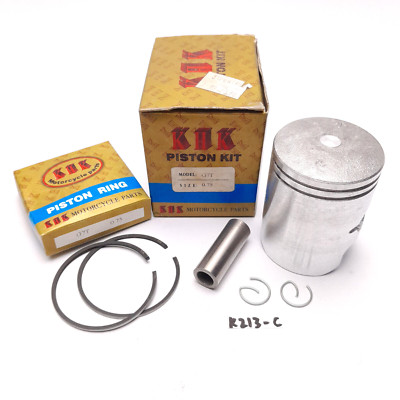 Kawasaki G7 G7T G7E Piston Kit Set OS 0.75 NOS