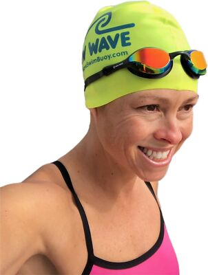 New Wave Fusion 2.0 - Swim Goggles for Triathlon & Open Water Swimming - Bonfire