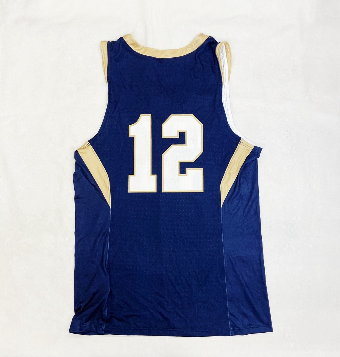 Under Armour Navy Midshipmen Basketball Game Jersey Men's Large