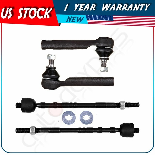Fits SUBARU IMPREZA Front Outer Tie Rod End Kit x2 & Inner Tie Rod End