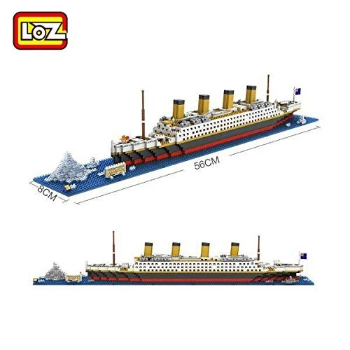 RMS Titanic Micro Building Block (1860 pcs) LOZ-9389 Toy Bricks w. Original Box - Image 2 of 3