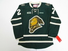 ROBERT THOMAS OHL LONDON KNIGHTS GREEN CCM PREMIER 7185 HOCKEY JERSEY