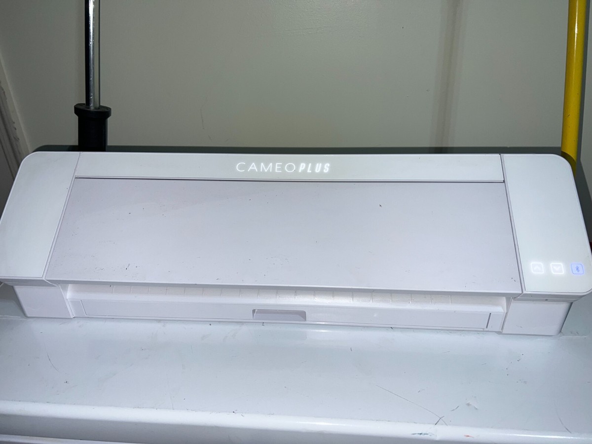 Silhouette Cameo 4 Plus Desktop Cutting Machine - White