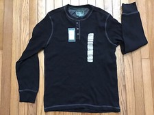 New GH Bass Crewneck Sweater Mens Small Black Long Sleeve Pullover 50