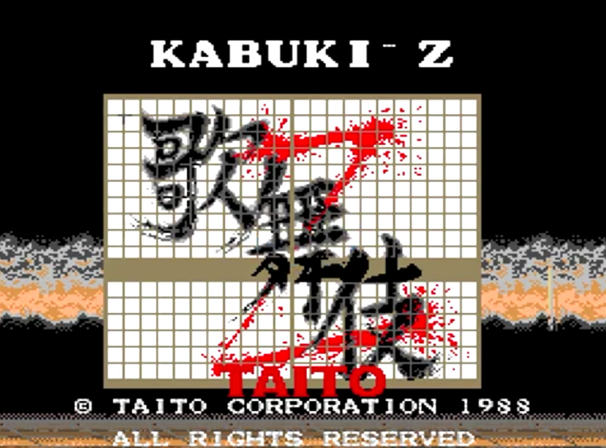 TAITO 1988 KABUKI Z Arcade Game Board PCB JAMMA B-Board Only Working Japan F/S