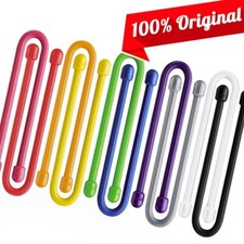 Nite Ize 6-Inch Gear Tie Reusable Rubber Twist Tie Blue/Red/Green/Pink/Purple