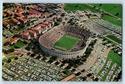 #ad Baton Rouge Louisiana LA Postcard Aerial Tiger Domed Stadium Coliseum L.S.U. $29.95