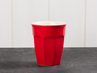 IB Laursen MYNTE Cafe Latte Becher Rot Keramik Geschirr STRABERRY Tasse 250 ml