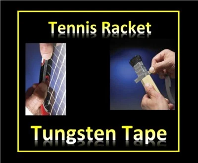 TXW Tennis Racket Tungsten Tape 10 grams -Power-Balance-Weight with SAFE Tungsten
