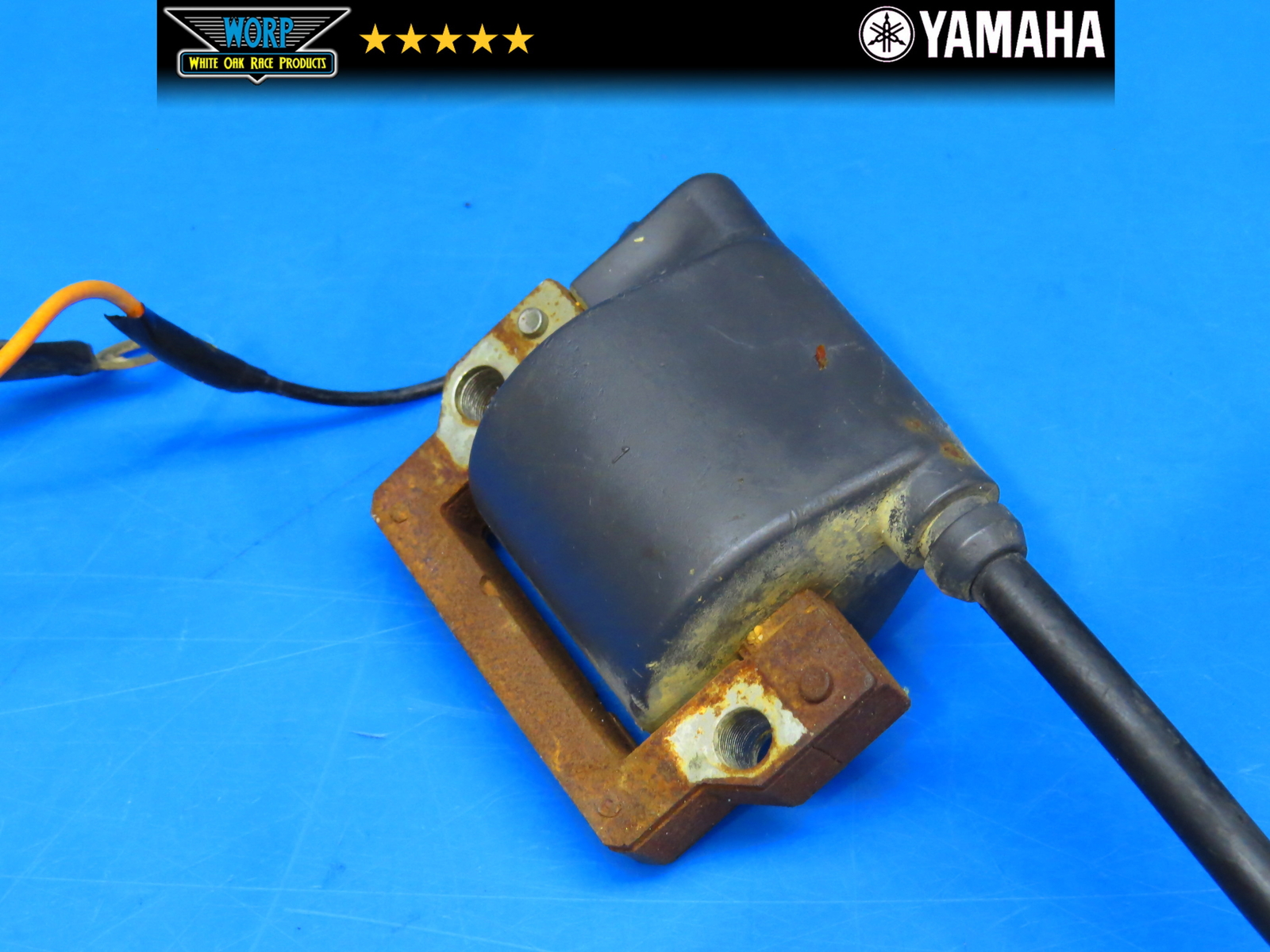 1977 YAMAHA YZ400 IGNITION COIL SPARK PLUG IGNITOR WIRE CAP 35582310