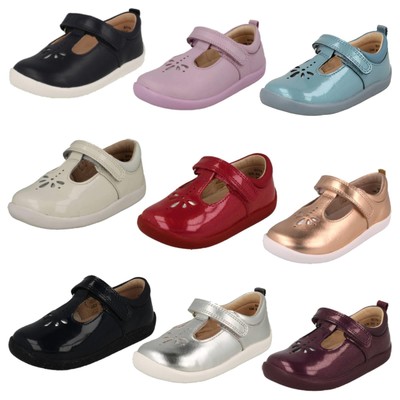 Mädchen Startrite Puzzle T-Bar Laser detaillierte Schuhe