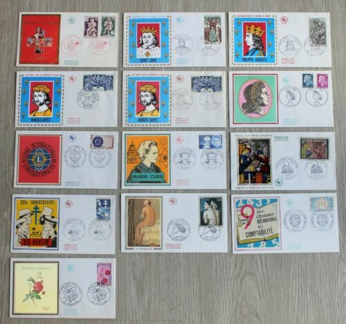 Lot 86 enveloppes Premier Jour FDC – Croix Rouge / UNESCO / Journée du Timbre – 1978-1989 - Collection