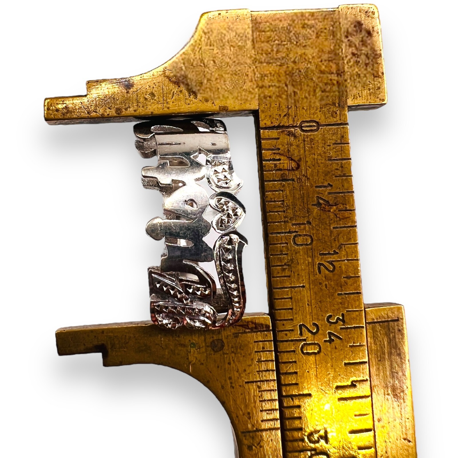 KRISTY Name Plate Ring Solid Silver Sterling 925 … - image 17