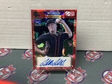 2021 Leaf Pro Set Metal 1989 Base Auto Red Crystals Matt Mikulski #PA-MM6 Auto