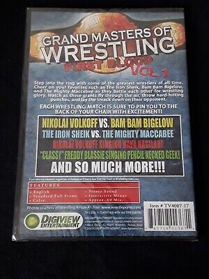 Grand Masters of Wrestling First Blood Vol 1 BRAND Iron Sheik RARE & Raw  for sale online