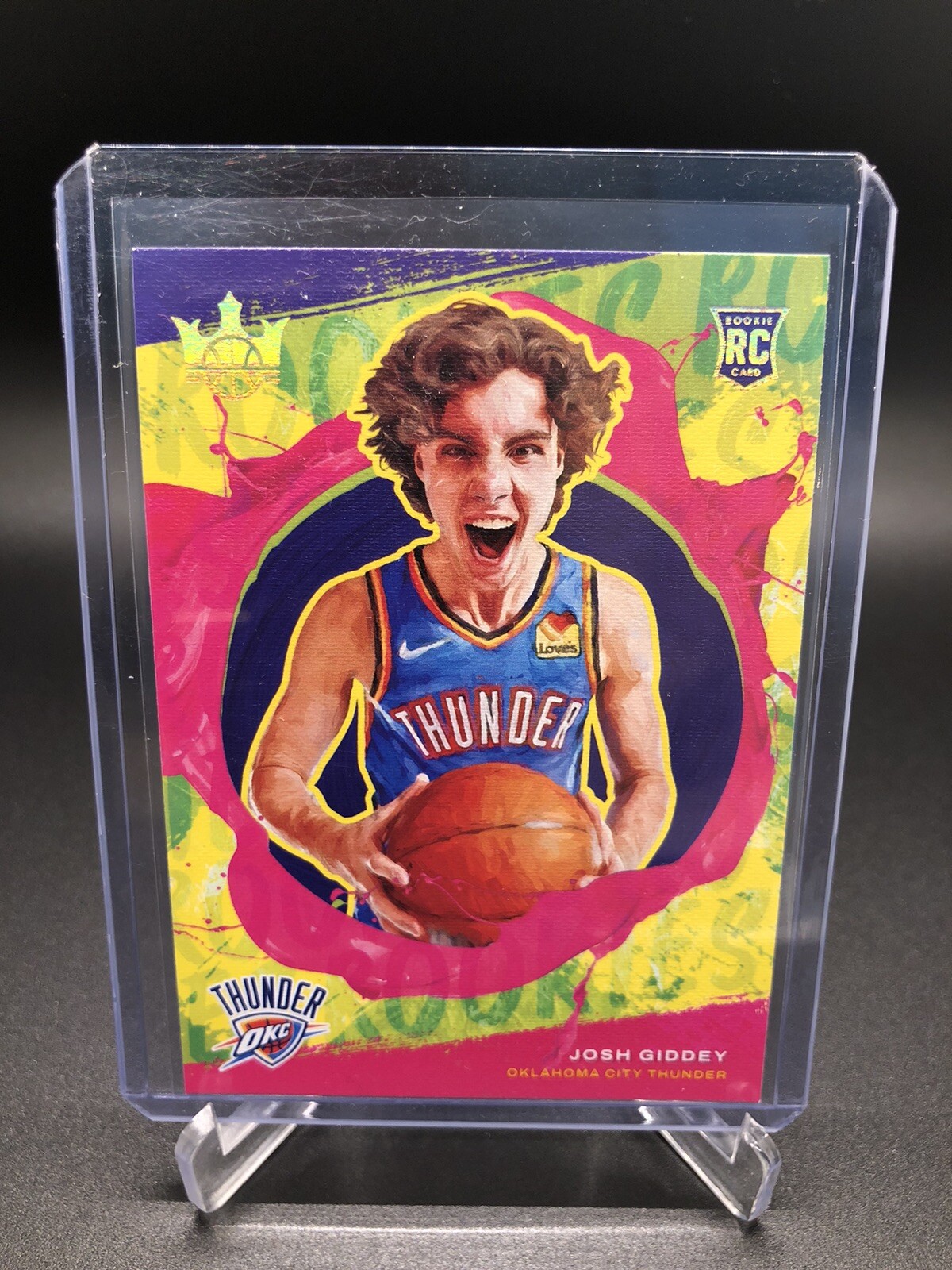 Josh Giddey 2021-22 Panini Court Kings Rookie Card II Thunder RC 102