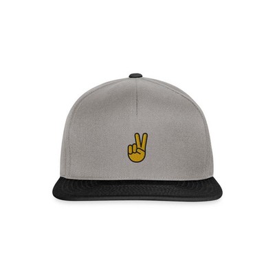 Victory Hand Stickerei Snapback Cap