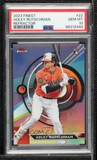 2023 Topps Finest Refractor Adley Rutschman #22 PSA 10 GEM MT 8sr