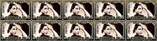 Dolores Del Rio Legends of Cinema Actress Vignette Mint Stamp Strip of 10 #3
