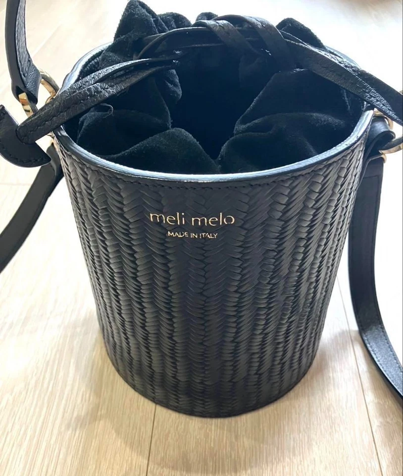 Meli Melo Bucket Shoulder Bag Handbag Purse Leather in Brown USED Once Mint Cond - Image 3 of 4