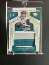 2024 Panini National Treasures Framed Fabric Trevor Lawrence Jaguars Gold /10