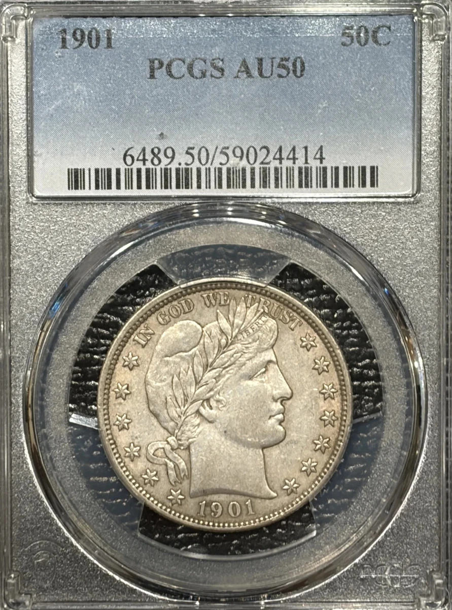 1901 Year Barber Half Dollars (1892-1915) for sale | eBay
